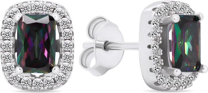 Image du produit Brilio Silver - Boucles d'oreilles élégantes en argent avec zircons EA578WMT