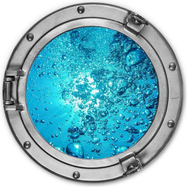 Trenddeko 3D-Optik Bullauge - Sound of a Ocean