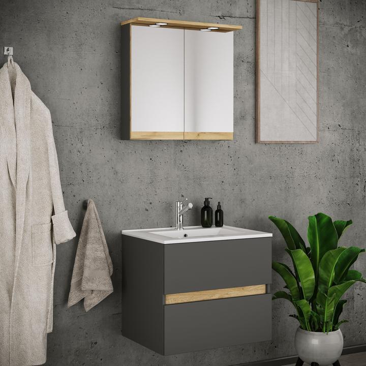 Produktbild VCM Badmöbel-Set mit Waschbecken Cosila-I 61