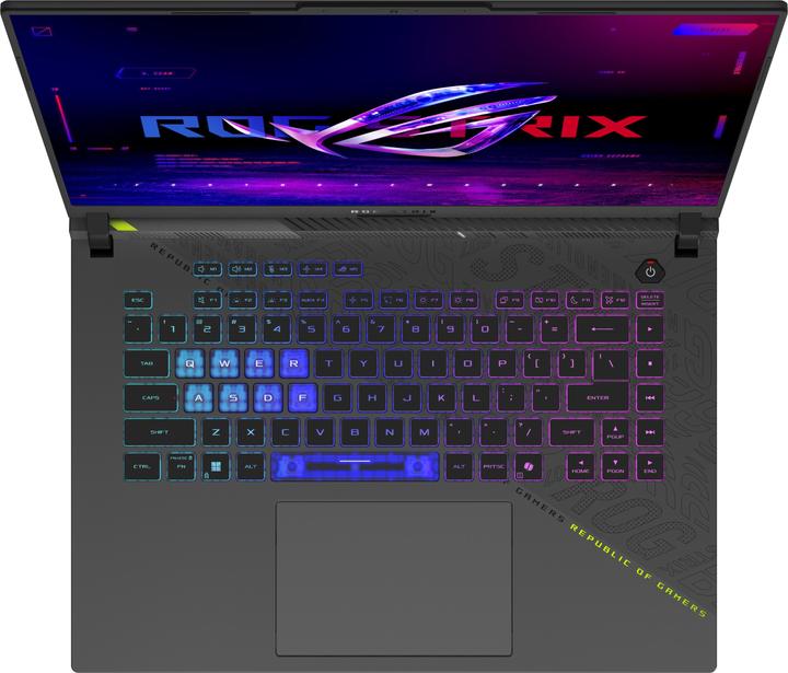 Produktbild ASUS ROG Strix G16 R9-8940HX 32 1 5070Ti G614PR- W11H (16", 1000 GB, 32 GB, DE, AMD Ryzen 9 8940HX)
