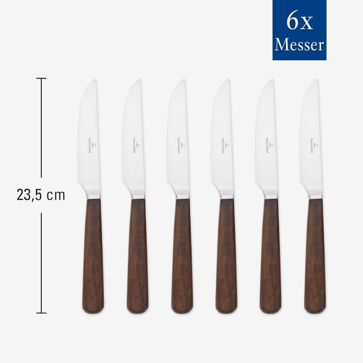 Actual product image Villeroy & Boch Pizza & Steak Knife Set 6pcs Texas (6 pcs., Knife)