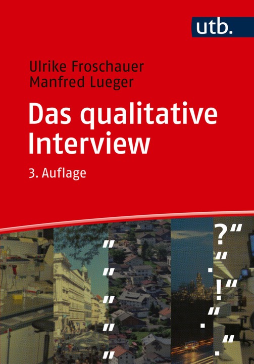 Produktbild Das qualitative Interview (Deutsch, Ulrike Froschauer, Manfred Lueger, 2024)