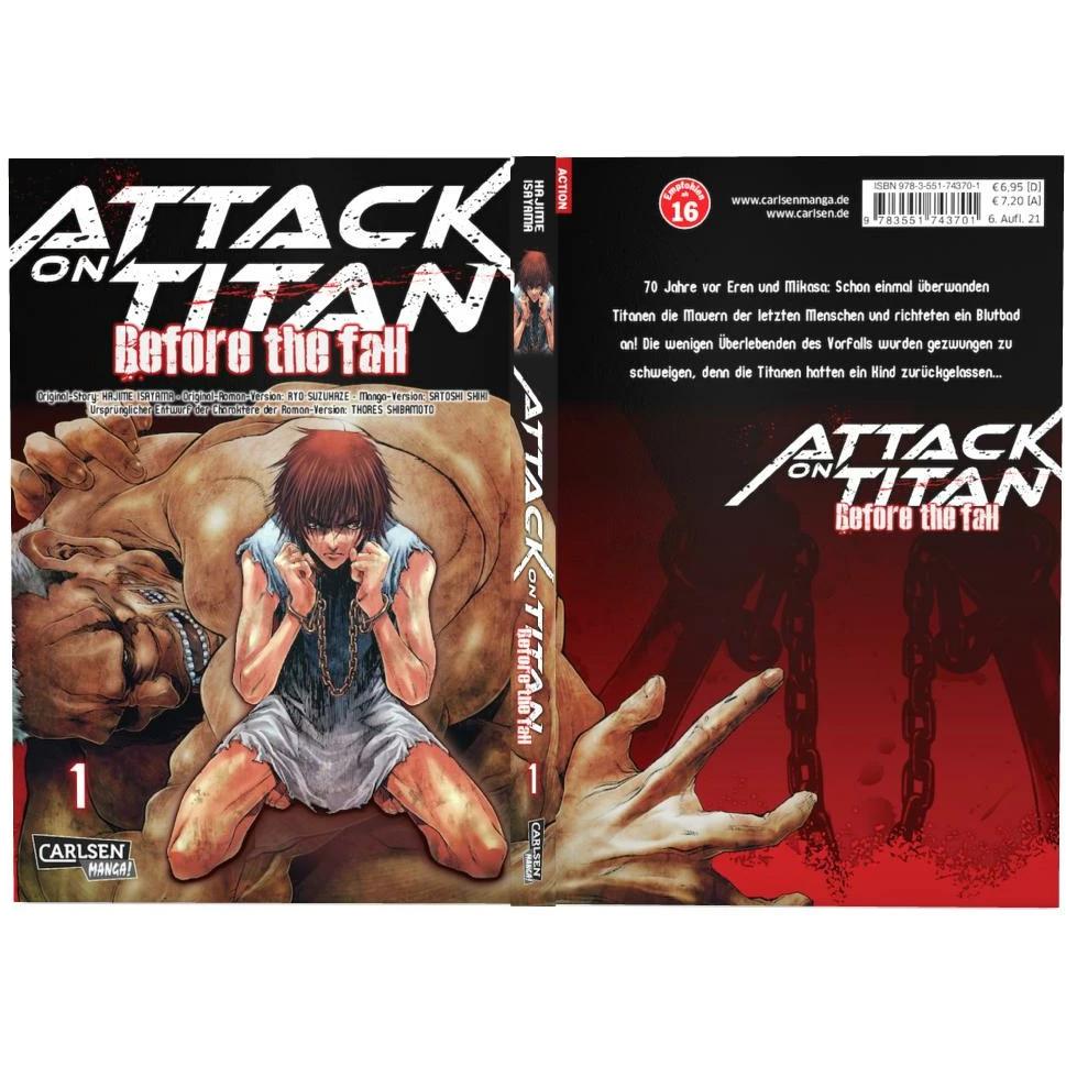 Attack on Titan - Before the Fall, Band 01, Belletristik von Hajime Isayama