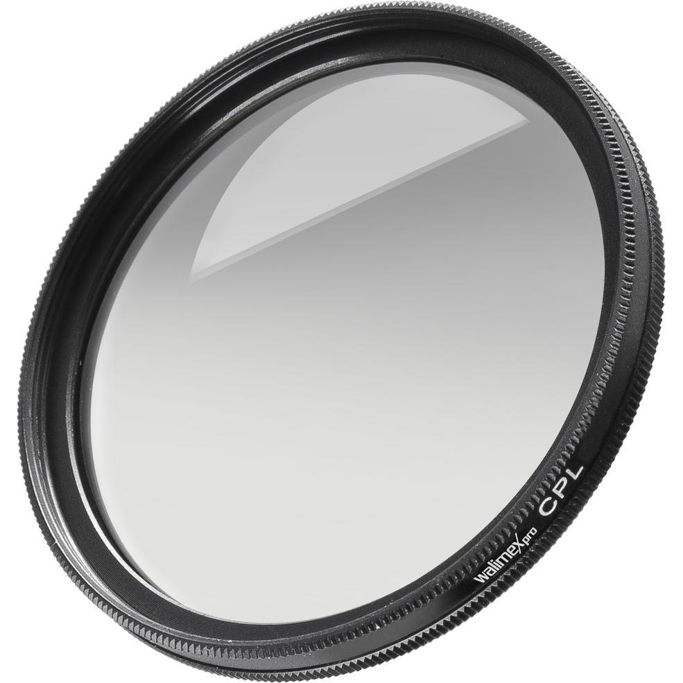 Walimex Polfilter zirkular MC (46 mm, Polarisationsfilter), Objektivfilter, Schwarz