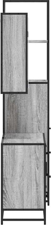 Immagine prodotto vidaXL Set di mobili da bagno 3 pezzi Grigio Sonoma in legno Set di mobili da bagno
