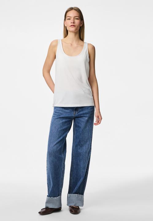 Actual product image Pieces Modal Mixed Fibre Tank Top (S)