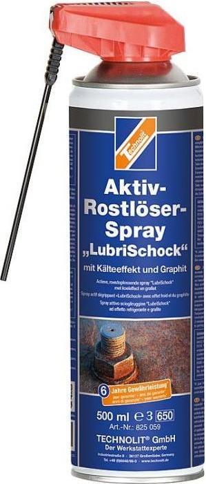 Actual product image Technolit Active rust remover spray Lubrischock (500 ml)