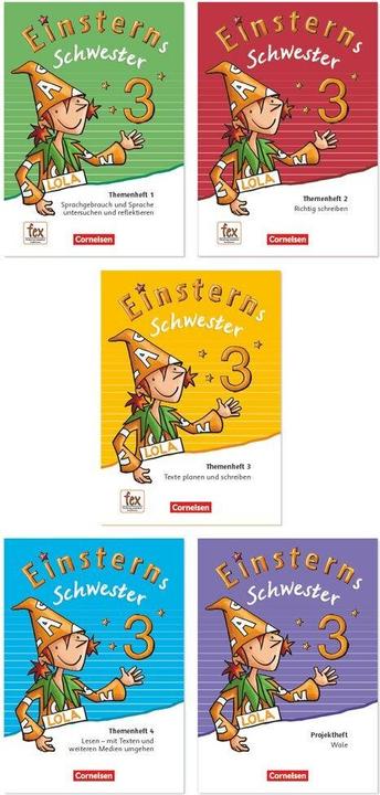 Produktbild Einsterns Schwester 3. Schuljahr. Themenhefte 1-4 mit Projektheft. Paket (Deutsch, Jutta Maurach, Roland Bauer, 2016)