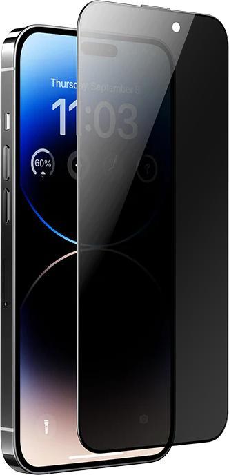 Benks Ultra Shield bulletproof glass 0.3mm, Privacy. iPhone 15 Plus (1 pcs., Apple iPhone 15 Plus)