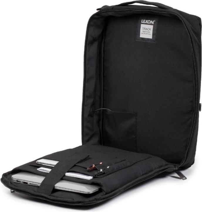 Actual product image Lexon Laptop Backpack 15" Track Document Backpack black