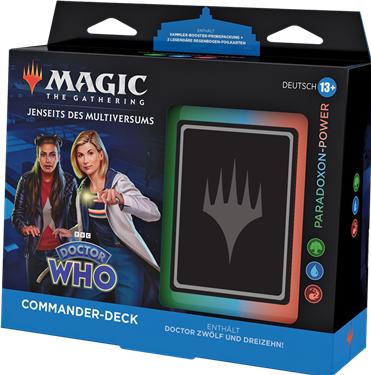Actual product image Magic the Gathering MTG: Doctor Who - Commander-Deck Set -D- (4 Decks) (Commander)