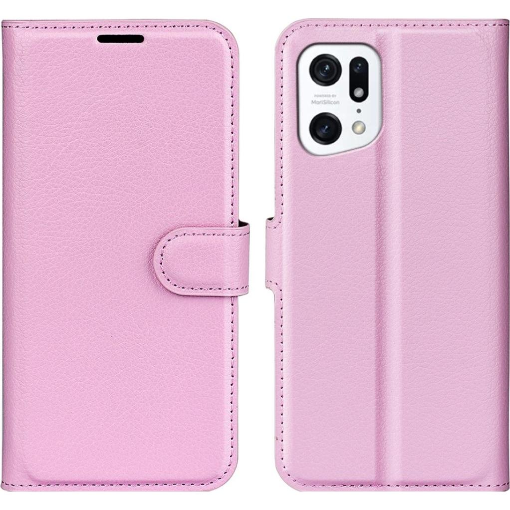 Thumbnail - Screenguard Oppo Find X5 Leather Guard Lederhülle (Oppo Find X5), Smartphone Hülle, Rosa