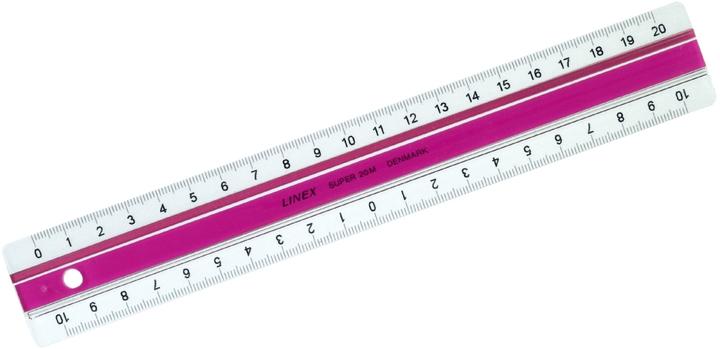 Immagine prodotto Linex S20MM Super righello rosa (200 mm)