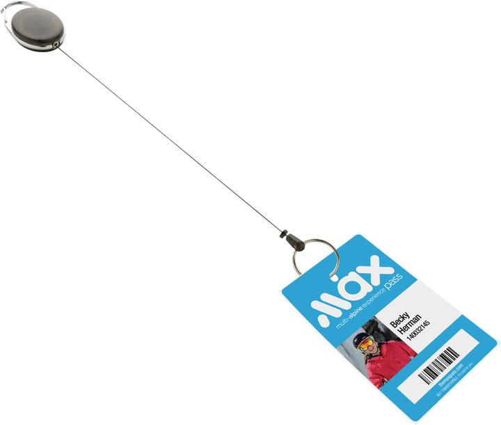 Actual product image Xd Collection Recycled ABS Plastic Keyring