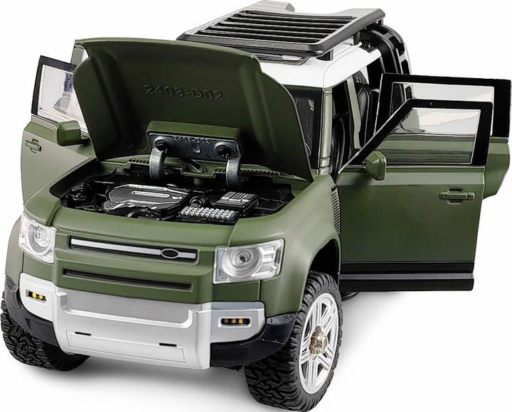 Produktbild Amewi D110X24 Metall Scale Crawler 4WD 1:24 RTR grün (RTR Ready-to-Run)