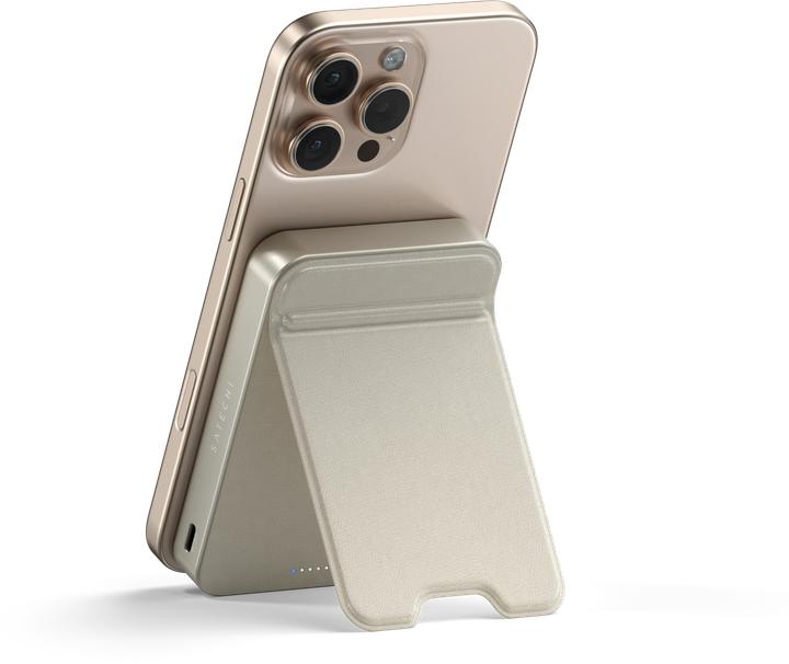 Actual product image Satechi OntheGo Magnetic Qi2 Powerbank Stand 10000 mAh Black (10000 mAh, 20 W)