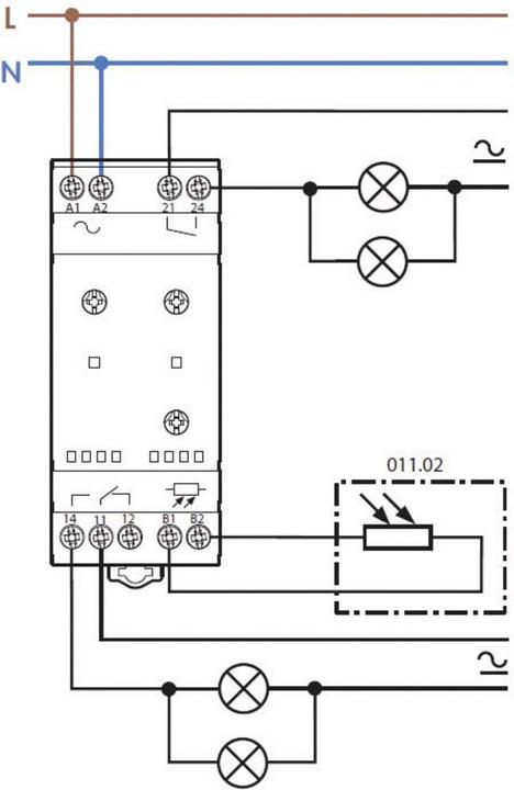 Immagine prodotto Finder Rele crepuscolare 2 poli 230Vac