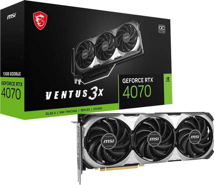 MSI RTX 4070 VENTUS 3X E 12G OC (12 GB)
