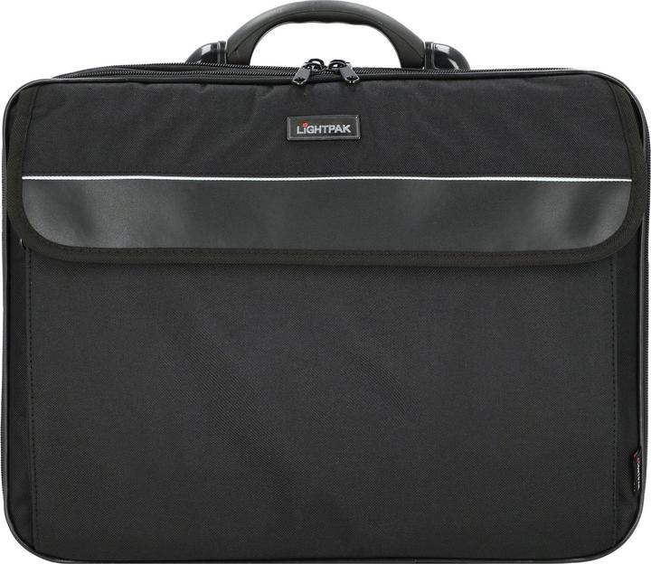 Actual product image Lightpak Notebook bag Corniche, f. 17 inch laptops, 3 compartments, shoulder strap (17")
