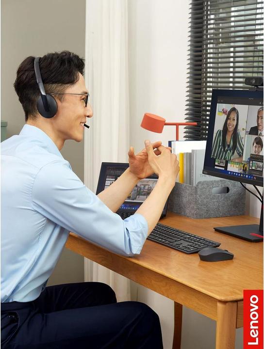 Actual product image Lenovo Wired Anc Headset Gen 2 Uc (Cable, USB-C)