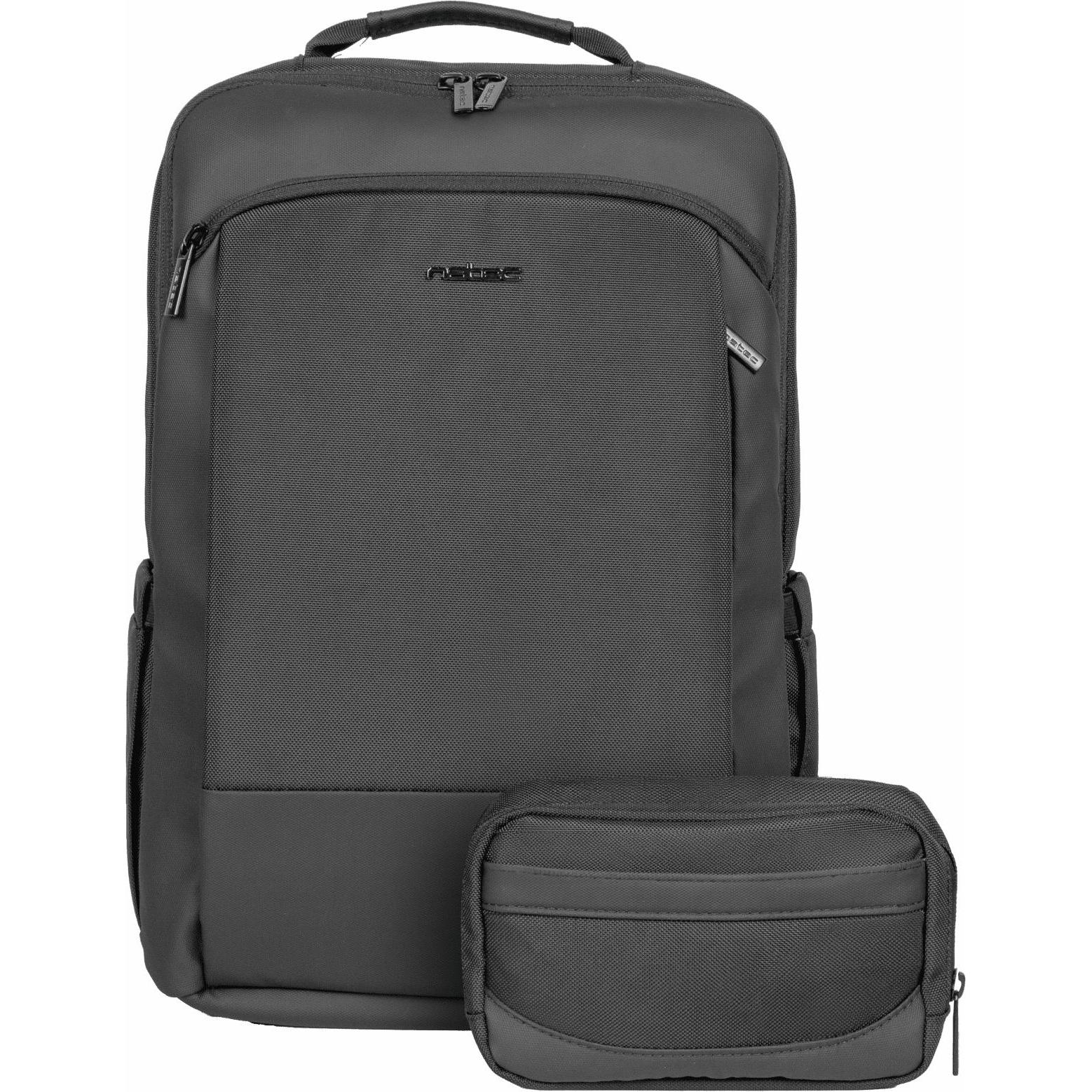 Genesis Nero Zaino Kudu Plus Per Laptop Con Organizzatore Da 156 Pollici 16L (15.60", Universale), Borsa Per Notebook,