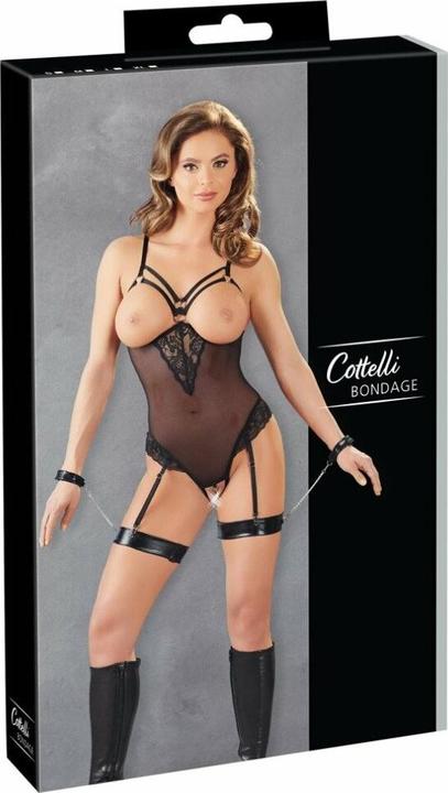 Produktbild Cottelli Collection Bondage Strapsbody (XL)