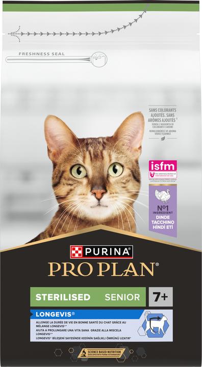 Actual product image Pro Plan Cat Sterilised 7+ Turkey1.5kg (Adult, 1 pcs., 1500 g)