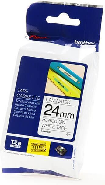 Image du produit Brother P-Touch Tape (2.40 cm, Blanc)