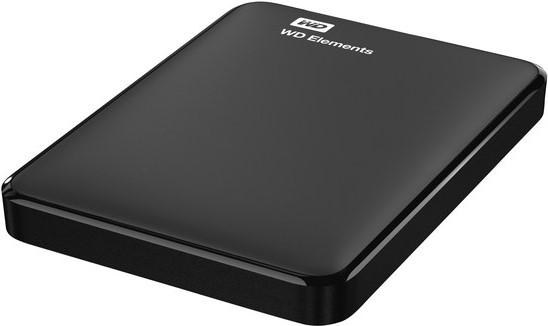 Image du produit WD Elements Portable 2TB plus 32GB USB 3.0 / Noir (2 To)