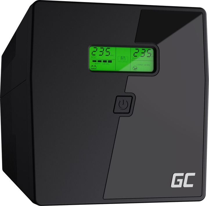 GreenCell 1000VA 700WProtection contre les surtensions 230V Black - Onduleur (hors ligne) (1000 VA, 700 W, Standby Onduleur)