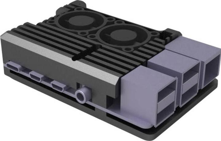 Actual product image Joy-it Armor Case Block Active for Raspberry Pi 4