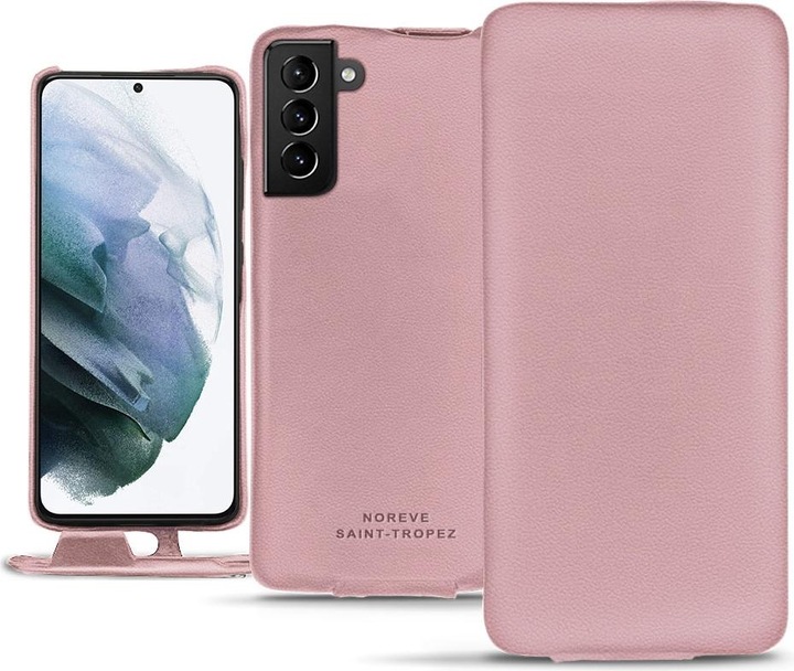 Noreve Lederschutzhülle vertikal (Samsung Galaxy S21+)