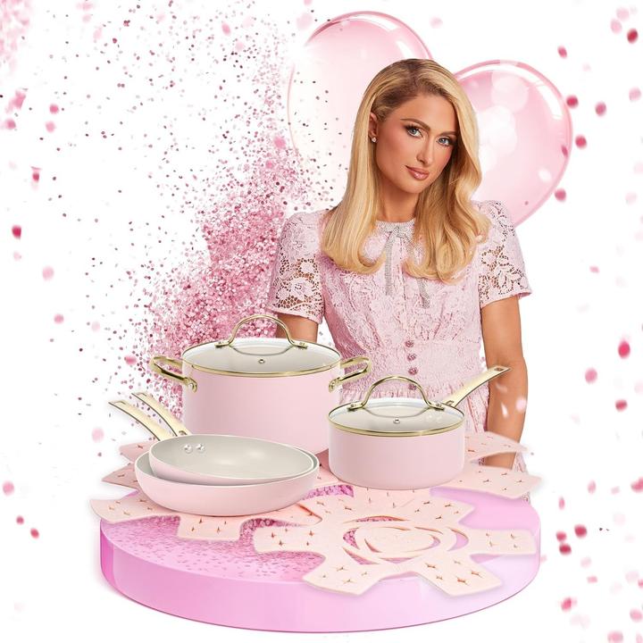 Produktbild Fackelmann 10-teiliges Kochgeschirr-Set mit Antihaftbeschichtung für Induktion und Spülmaschine (Pfannenset + Topfset, Aluminium)