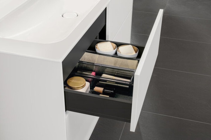 Actual product image Villeroy & Boch Villeroy und Boch Finion Vanity unit F63100, 800x603x501mm, cover plate White Matt