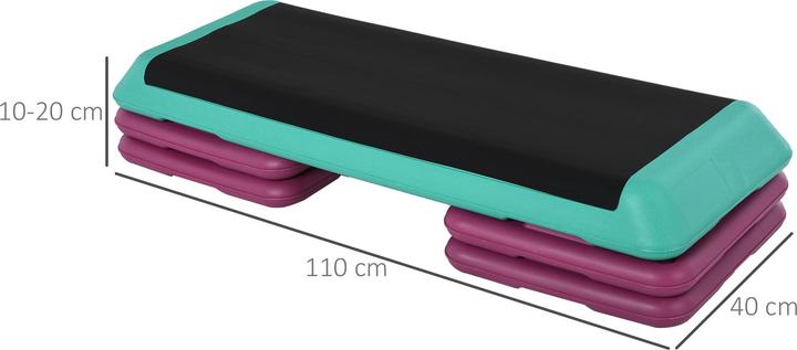 Image du produit Homcom Planche de step réglable en hauteur