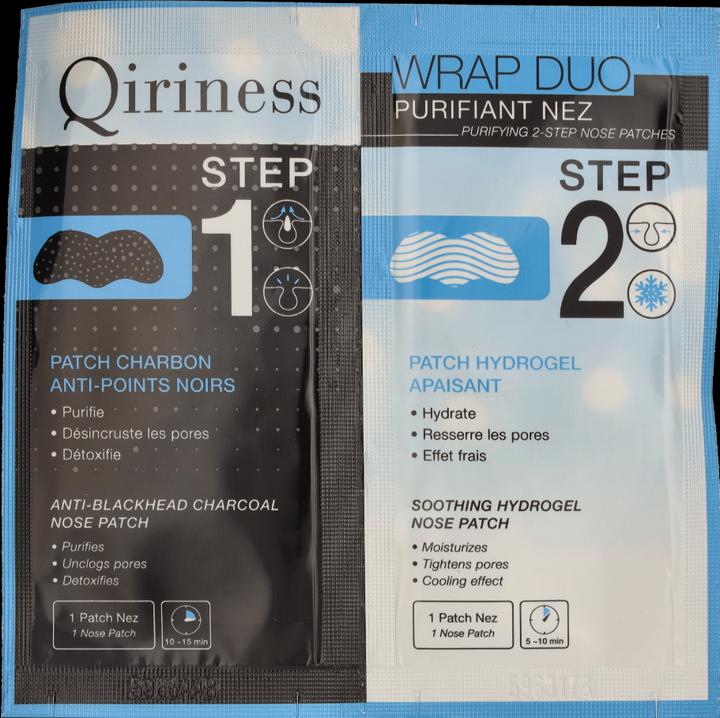 Actual product image Qiriness Wrap Duo Purifiant Nez Mask In A Plough For Two-Step Treatment To Clear The Score Of The (30 ml)