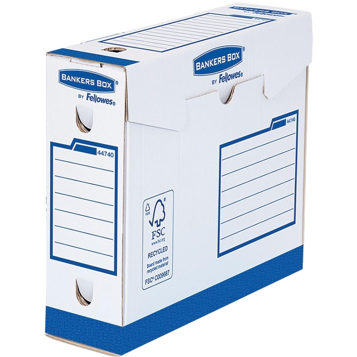 Fellowes, Dokumentenablage, Basic Heavy-Duty 80mm A4+ Archivschachtel (20 Pk) (A4)