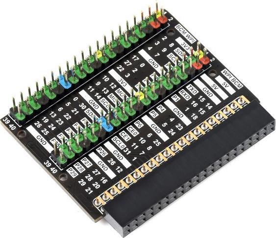 Actual product image WaveShare Dual GPIO expansion card for Raspberry Pi 400 (Electronics kit)