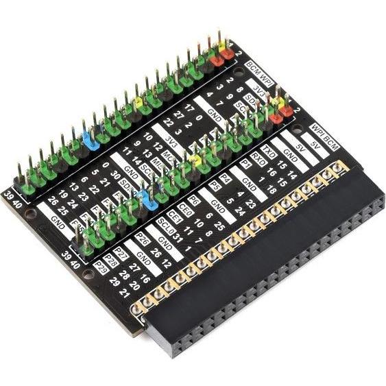 WaveShare Dual GPIO expansion card for Raspberry Pi 400 (Elektronikkit), Elektronikmodul