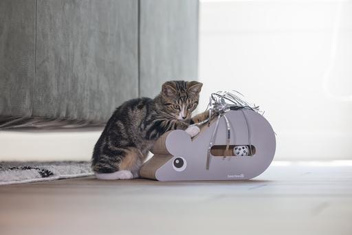 Produktbild Beeztees Kratzbrett Maus (Grau)