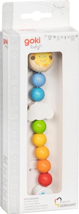 Produktbild Goki Schnullerkette Regenbogen