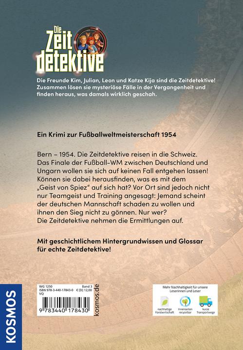 Actual product image Kosmos Die Zeitdetektive, 3, Das Wunder von Bern (Fabian Lenk, Timo Grubing, German)