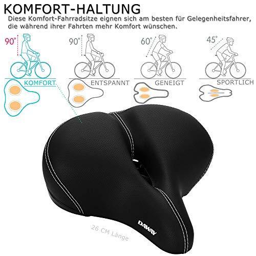 Produktbild Daway Bequemer Übergrosser Fahrradsattel