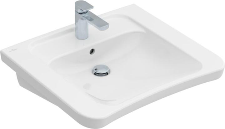 Villeroy & Boch V&B Waschtisch ViCare 650x550mm m ÜL mittl HL du we C+ (550 mm, 650 mm)