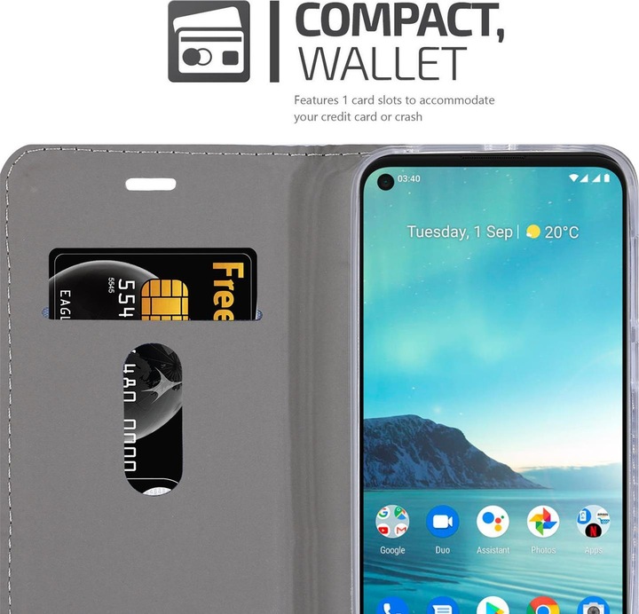 Image du produit Cadorabo Couverture look jeans Book (Nokia 3.4)