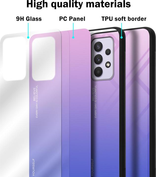 Actual product image Cadorabo TPU 2 colors glass envelope (Samsung Galaxy A33 5G)