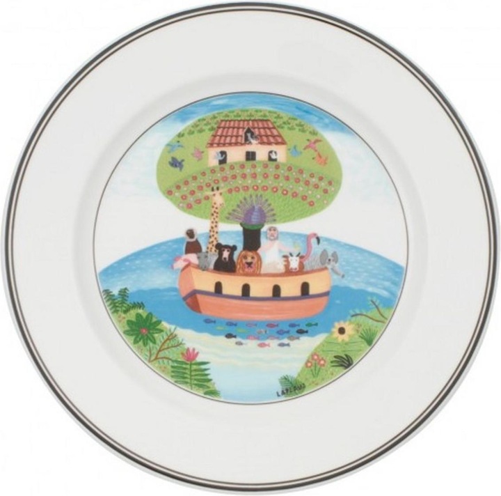 Frühstücksteller Arche Noah Design Naif (1 x, 21 cm)
