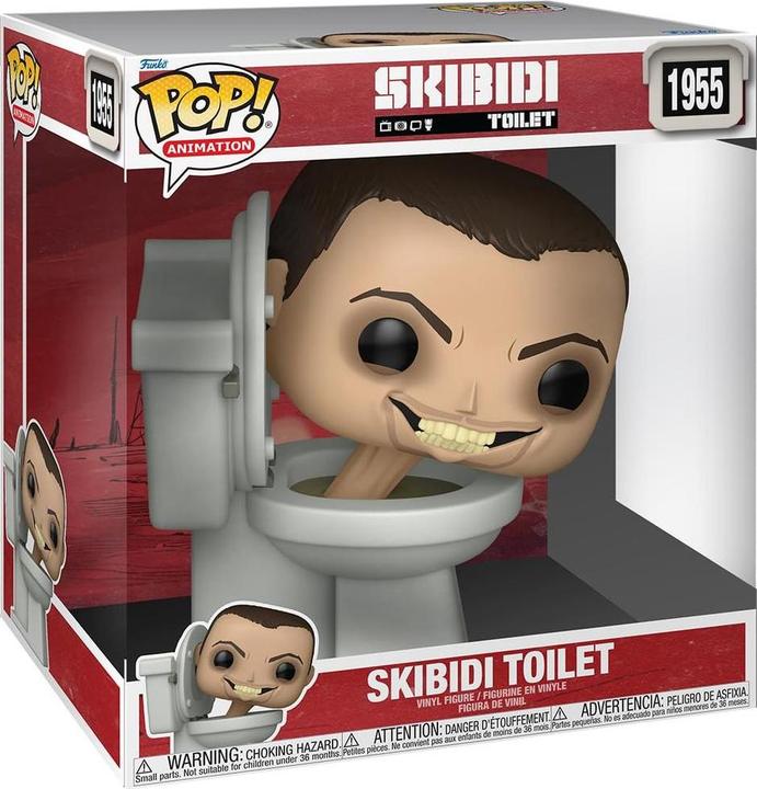Actual product image Funko Skibidi Toilet Super Sized Jumbo POP! Vinyl Figur Skibidi Toilet25 cm