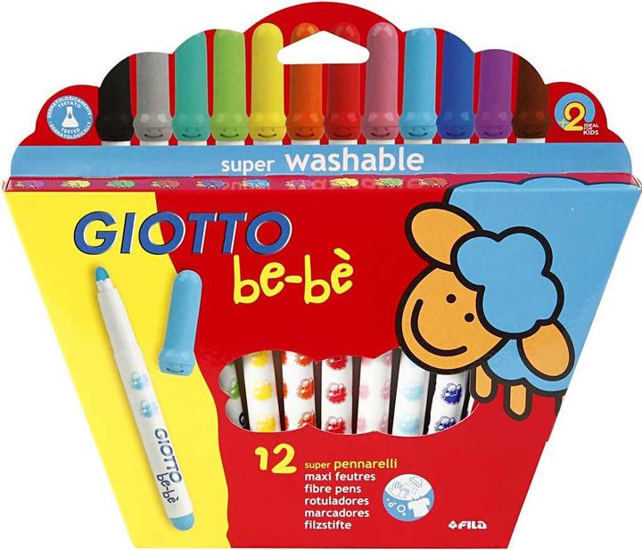 Giotto Coloured pencils be-bé Multicoloured, 12 pieces (12 x)