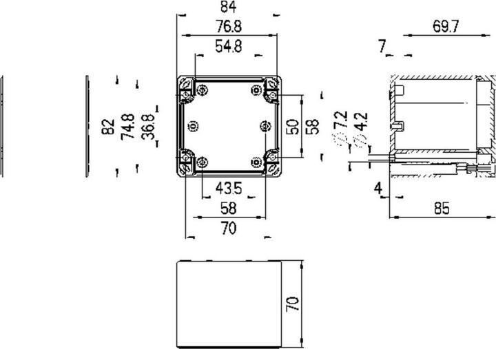 Immagine prodotto Spelsberg TG IP67 enclosure, PC, clear lid (Case)